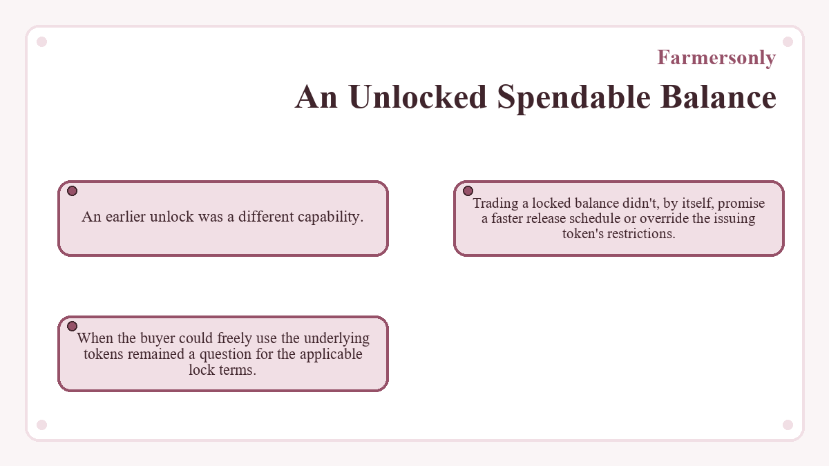 Diagram: Farmersonly - An Unlocked Spendable Balance